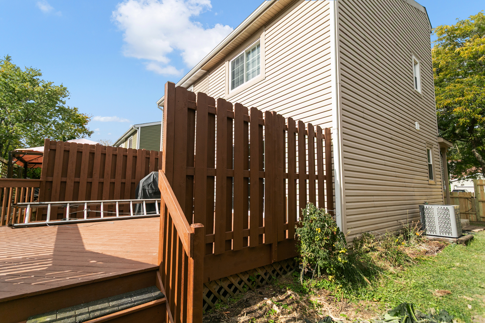 27W031 Cooley Avenue Winfield, IL 60190 - Photo 16 of 17 a view of backyard with deck