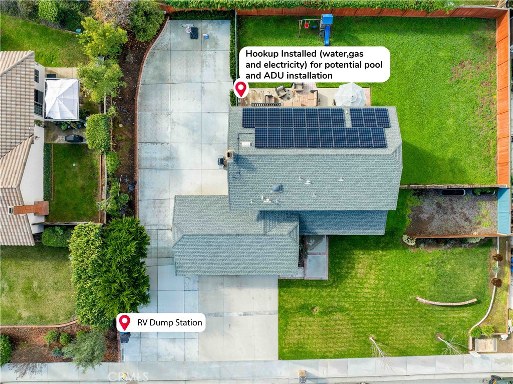 5363 Cornwall Avenue Riverside, CA 92506 - Photo 23 of 23 an aerial view of a house with pool yard and outdoor seating