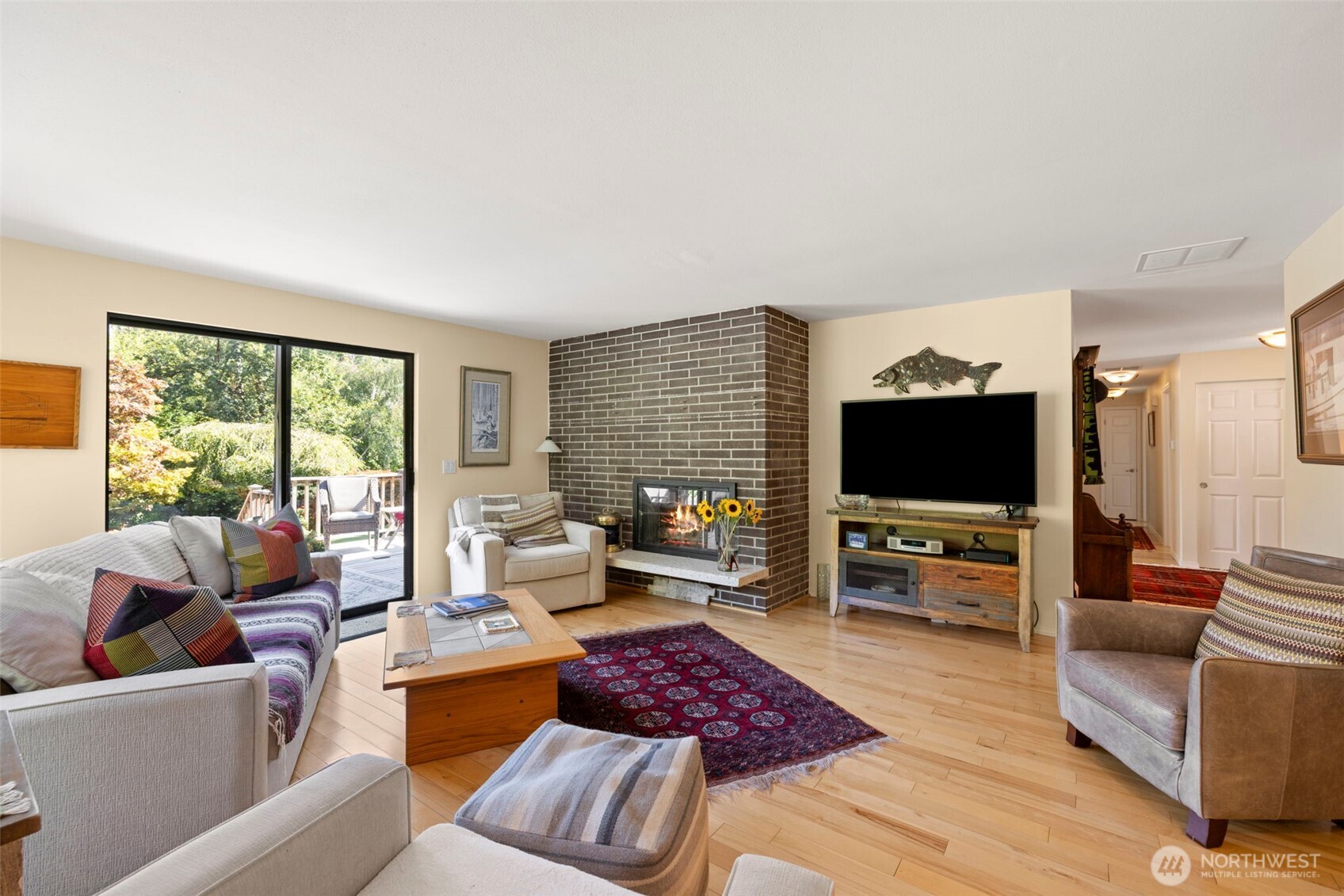 834 Cary Road Edmonds, WA 98020 - Photo 12 of 40 a living room with furniture and a flat screen tv