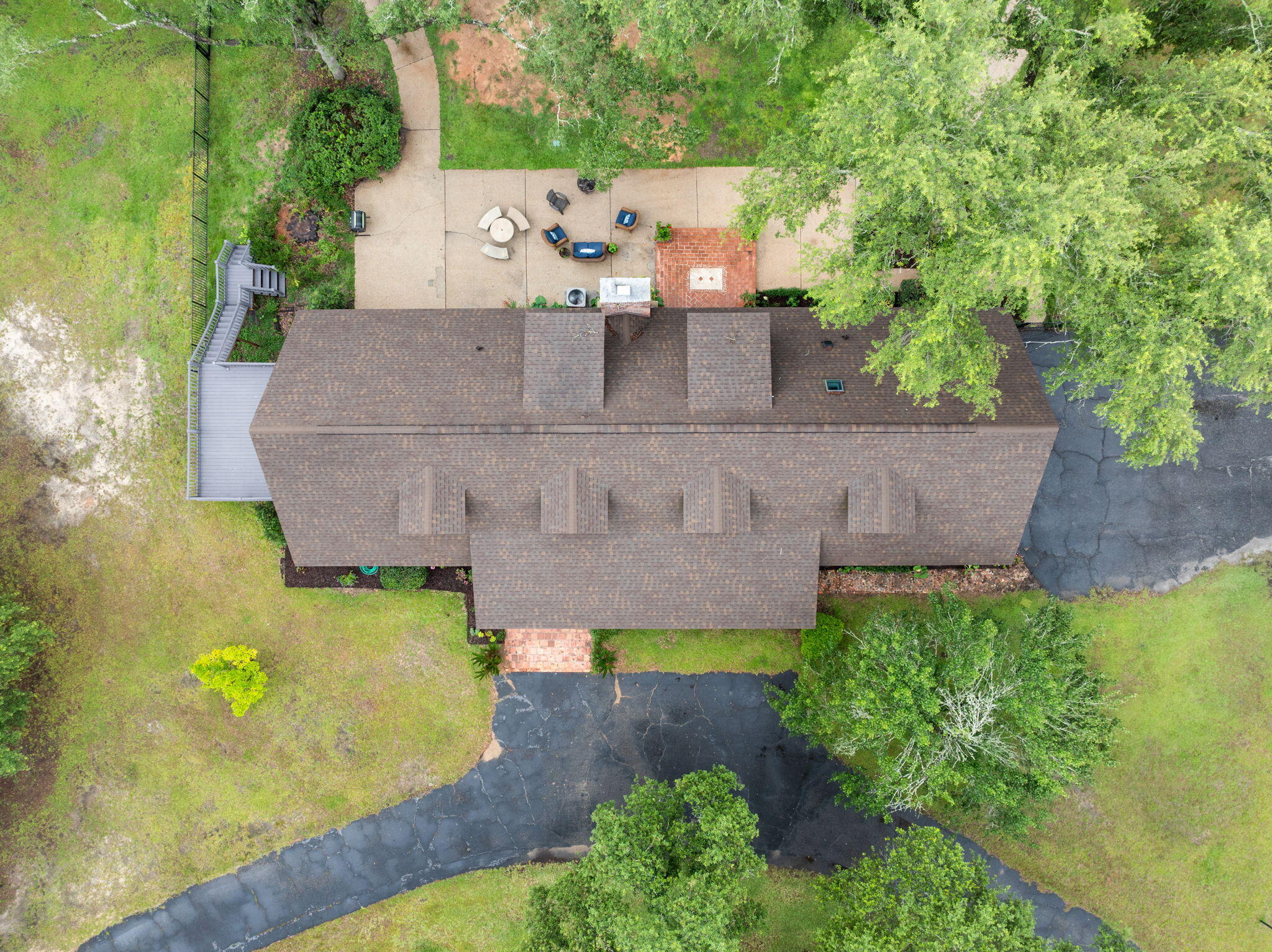 5750 Windham Road Milton, FL 32570 - Photo 69 of 77 an aerial view of a house with swimming pool