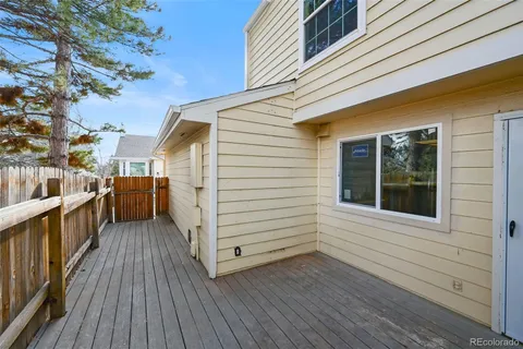 a view of a house with a deck