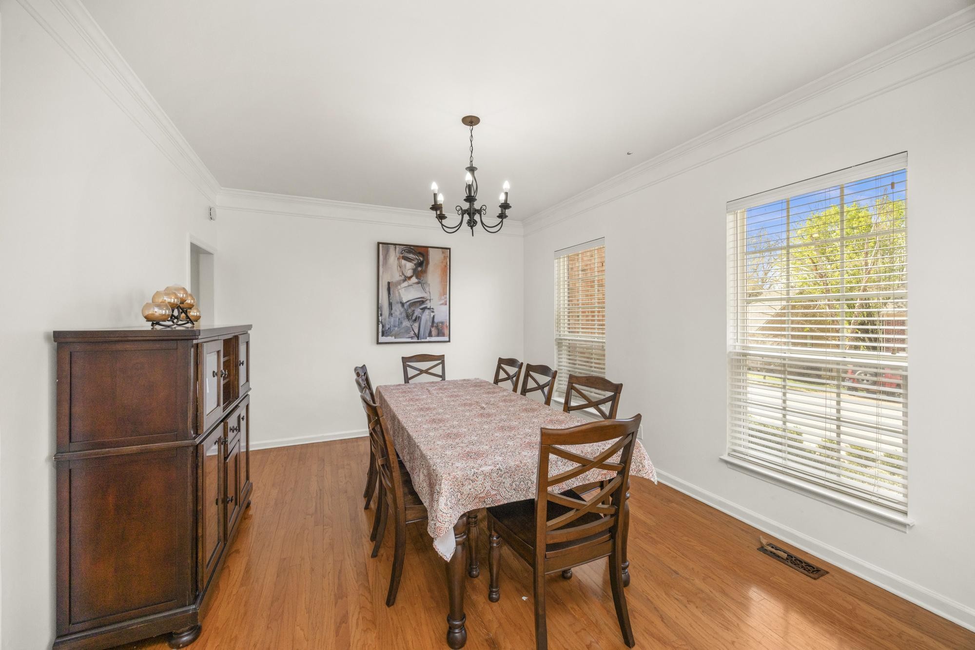 513 Cold Stream Place Nashville, TN 37221 - Photo 5 of 40 a view of a dining room with furniture window and wooden floor