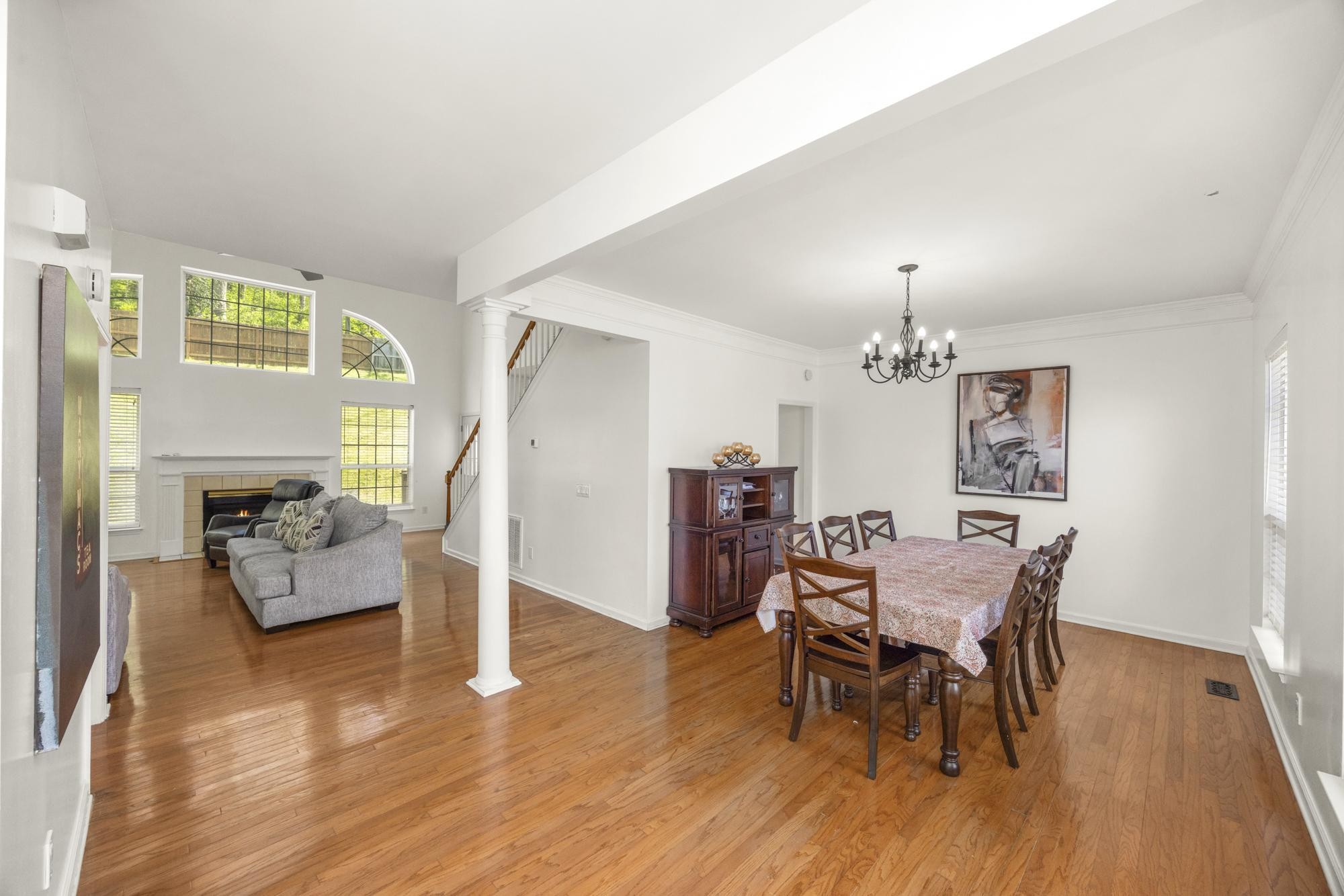 513 Cold Stream Place Nashville, TN 37221 - Photo 6 of 40 a view of a dining room with furniture and wooden floor
