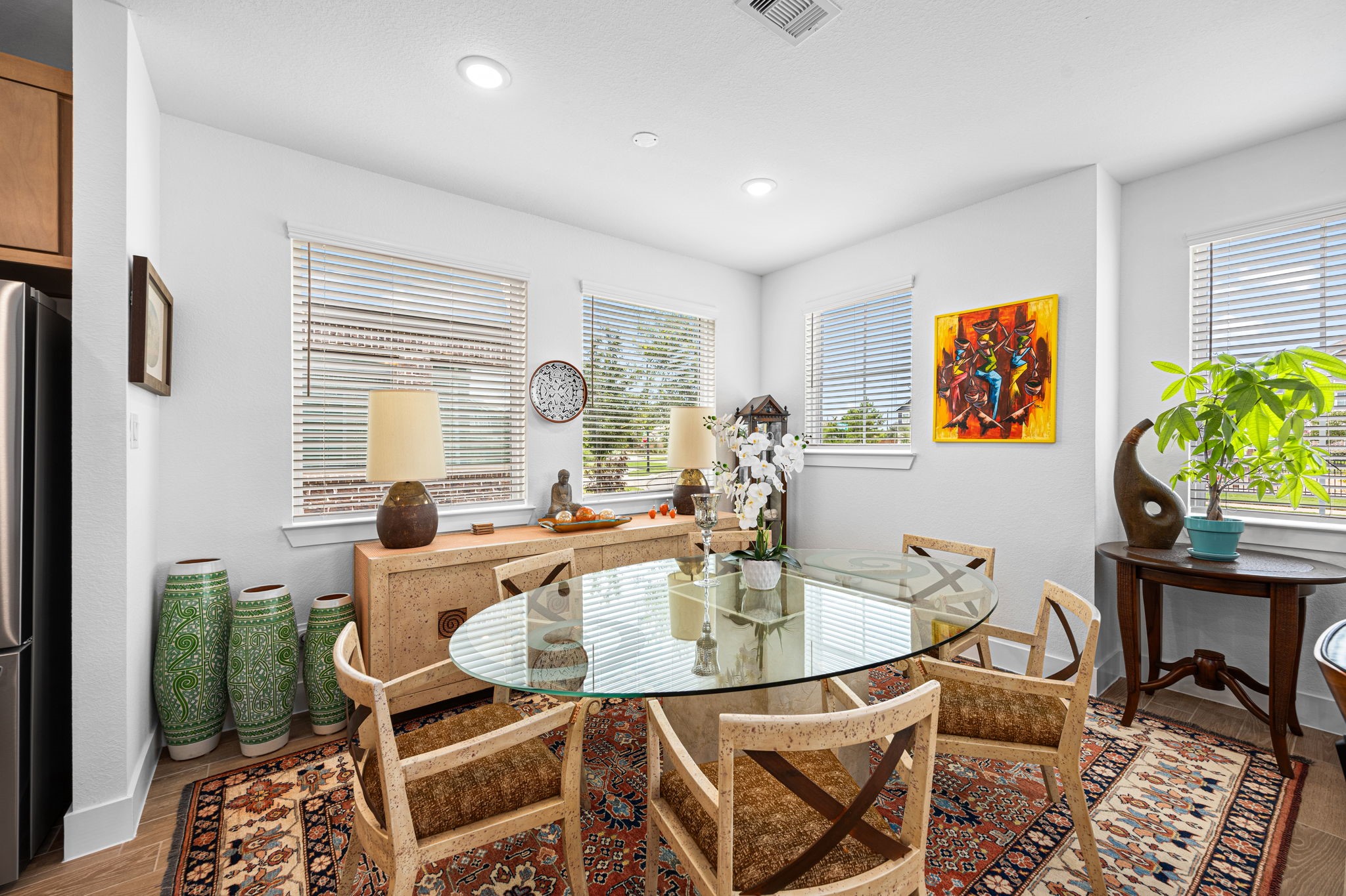 7618 Redbud Orchard Road Katy, TX 77493 - Photo 6 of 26 The dining room is centrally located and can accommodate full-size dining and serving furniture with room to spare.