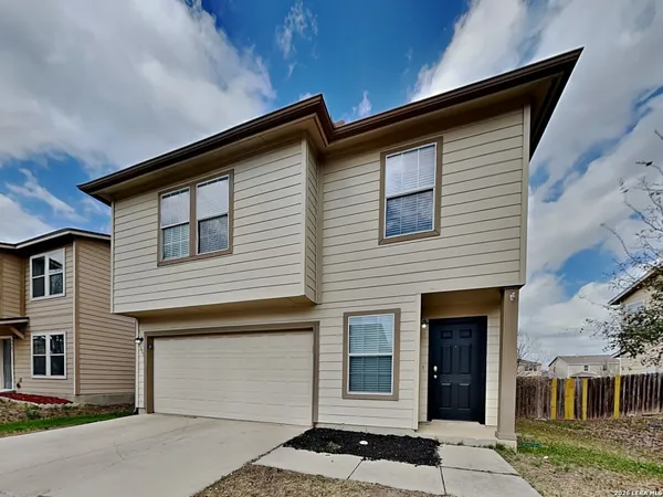 a front view of house