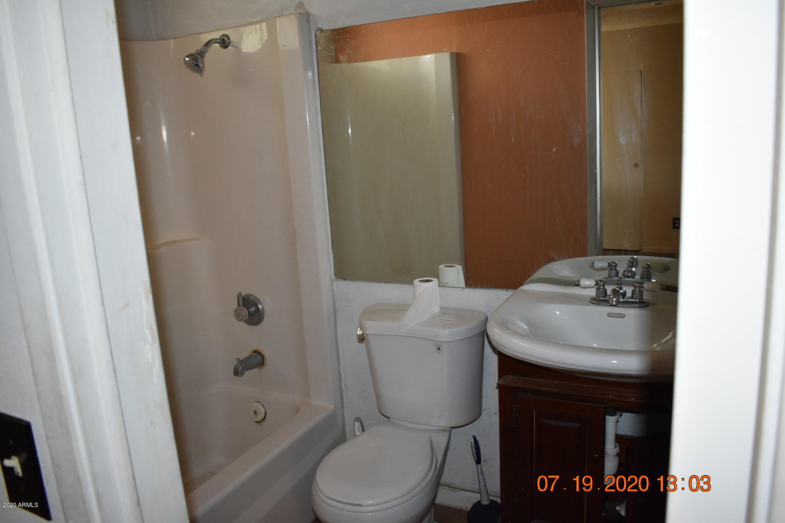 1507 West Escuda Road Phoenix, AZ 85027 - Photo 14 of 16 a bathroom with a sink toilet and shower