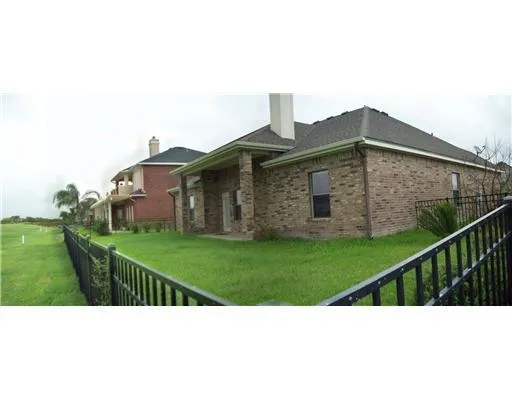 a picture of a person on a yard