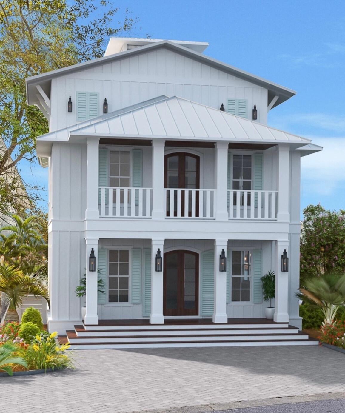55 Beachcomber Ln Inlet Beach Inlet Beach, FL 32461 - Photo 1 of 38 front view of a house
