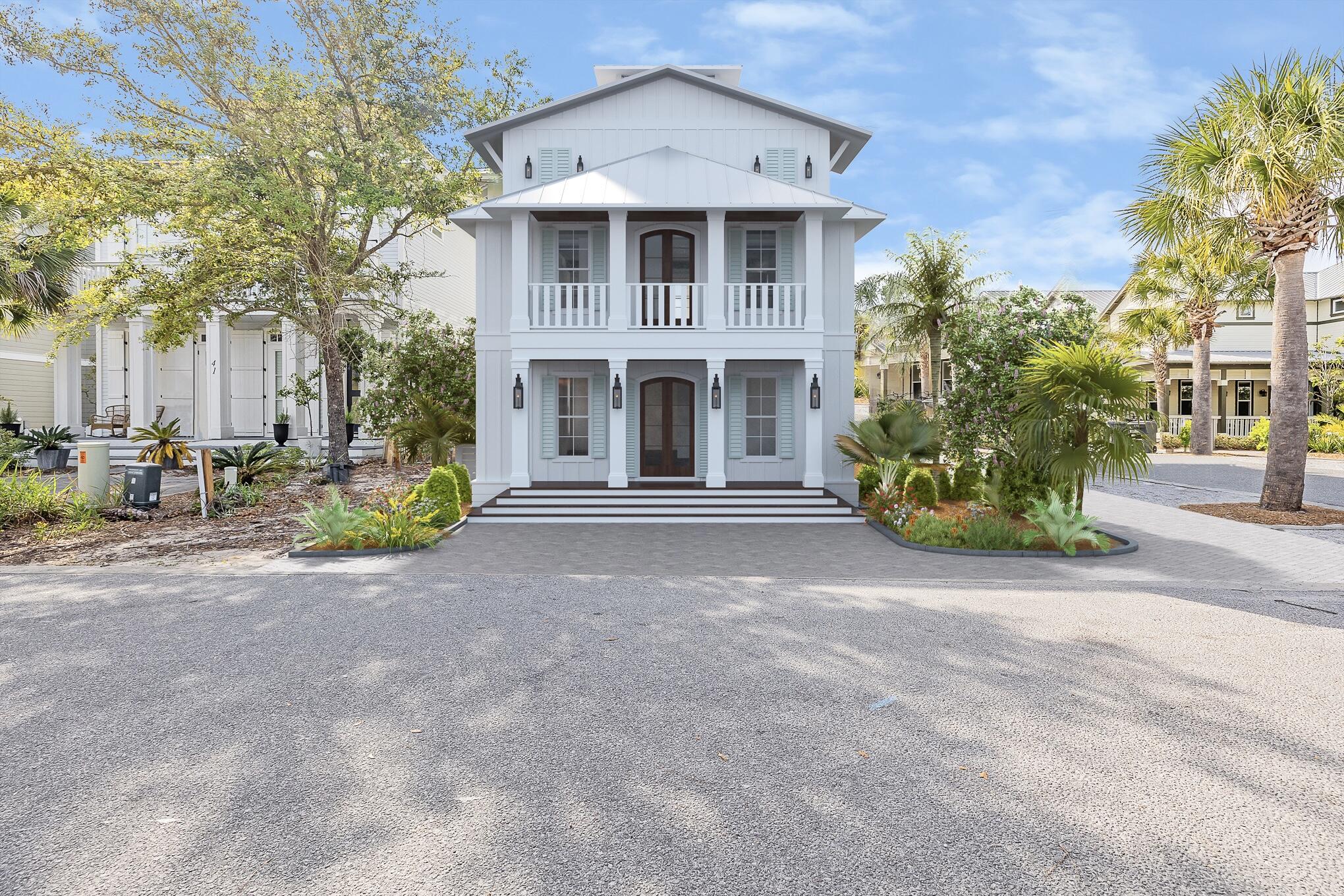 55 Beachcomber Ln Inlet Beach Inlet Beach, FL 32461 - Photo 3 of 38 a front view of a house with a yard