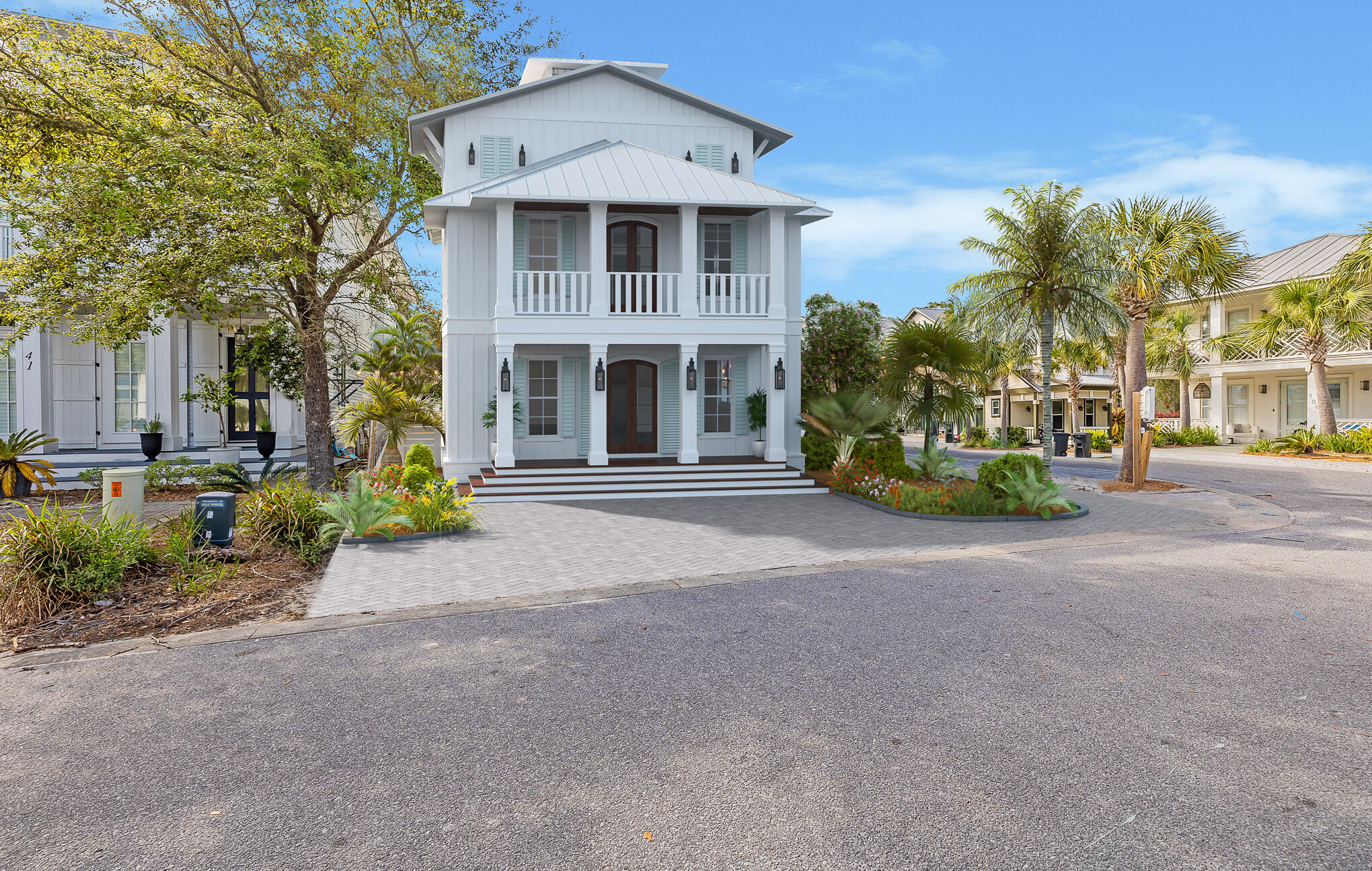 55 Beachcomber Ln Inlet Beach Inlet Beach, FL 32461 - Photo 6 of 38 a front view of a house with a yard