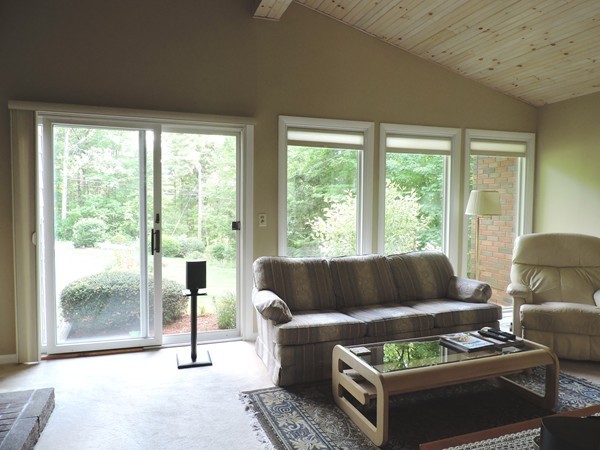9 Hunter Hill Road Monson, MA 01057 - Photo 12 of 26 a living room with furniture and a floor to ceiling window