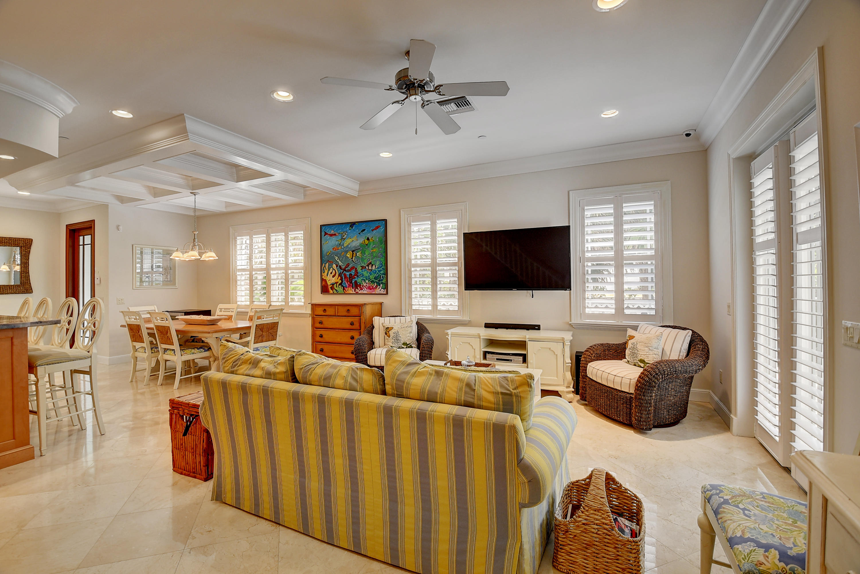 1120 Ocean Terrace Delray Beach, FL 33483 - Photo 14 of 47 a living room with furniture and a flat screen tv