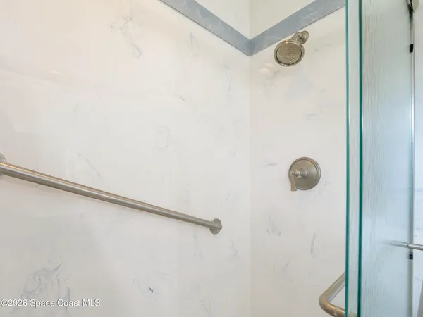 a close view of shower tap