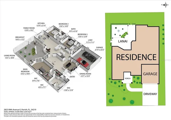 $419,990 | 2822 89th Avenue East, Parrish, FL 34219