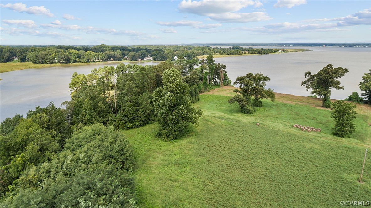 Lot 1 Benton Point Road Tappahannock, VA 22560 - Photo 1 of 9 Aerial showing the 4.5 Acre Waterfront point with