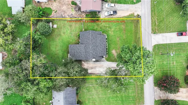 a view of a garden from a balcony