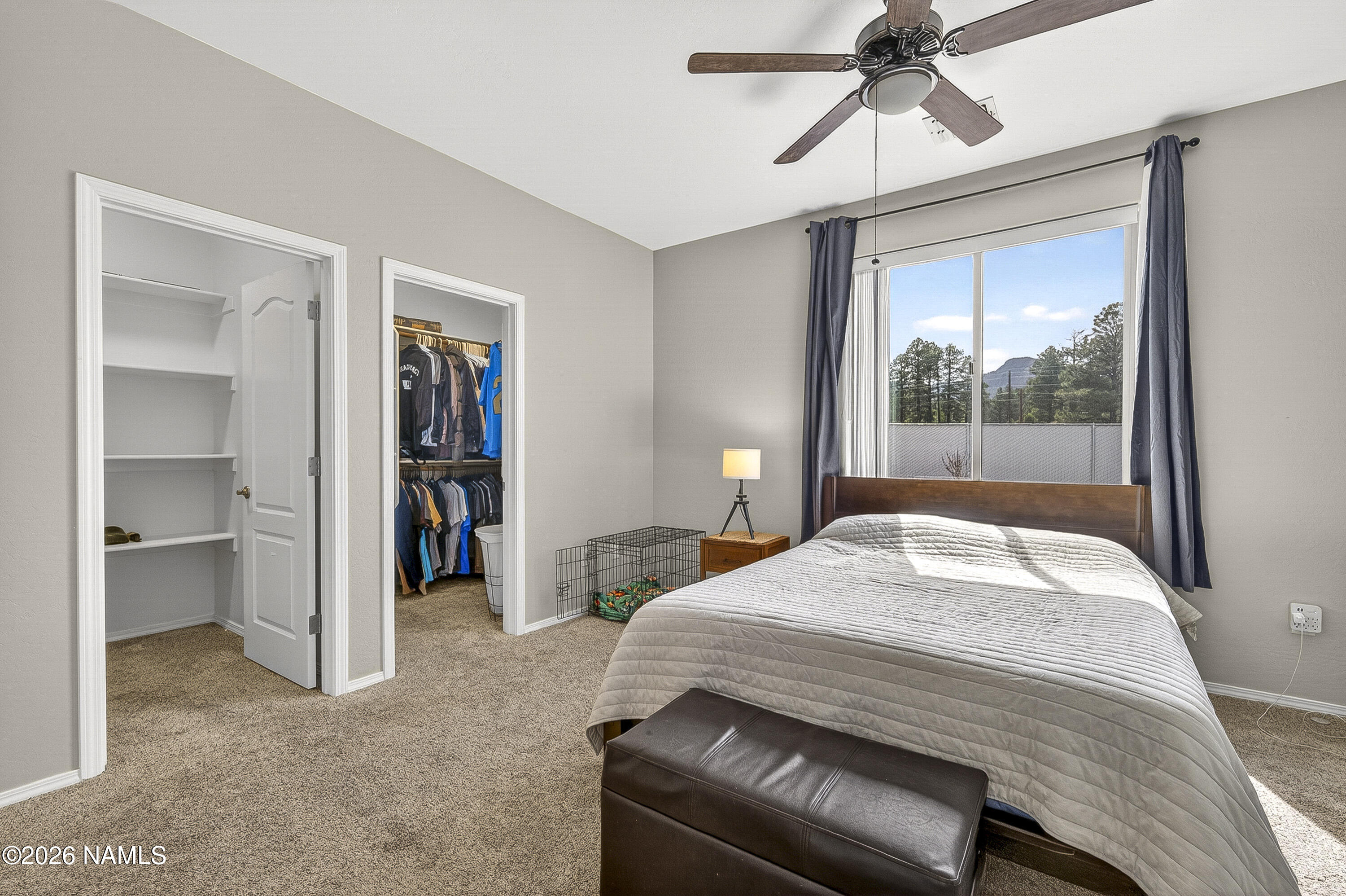 10226 Lundin Road Flagstaff, AZ 86004 - Photo 8 of 24 Primary bedroom + double closets