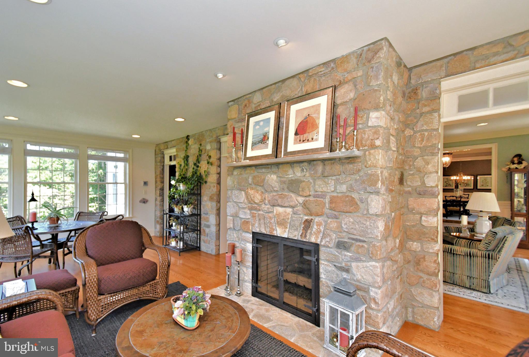 1811 Hollow Road Lansdale, PA 19446 - Photo 13 of 130 Four season room stone fireplace
