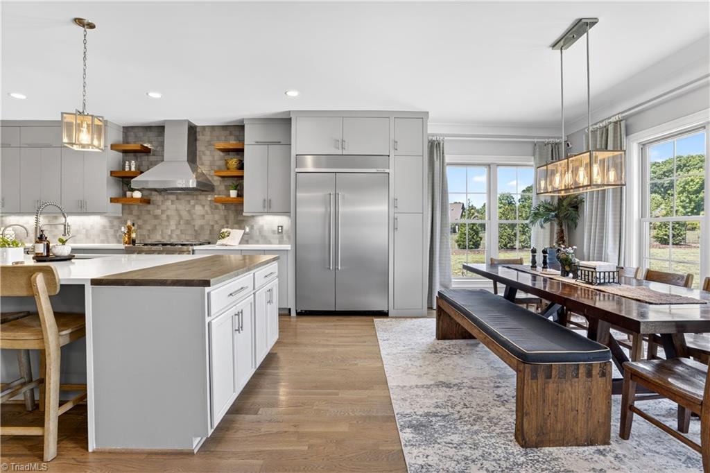 6634 Linville Ridge Drive Oak Ridge, NC 27310 - Photo 16 of 50 What a dream to have this built in ONE YR OLD Kitchenaid built in refrigerator