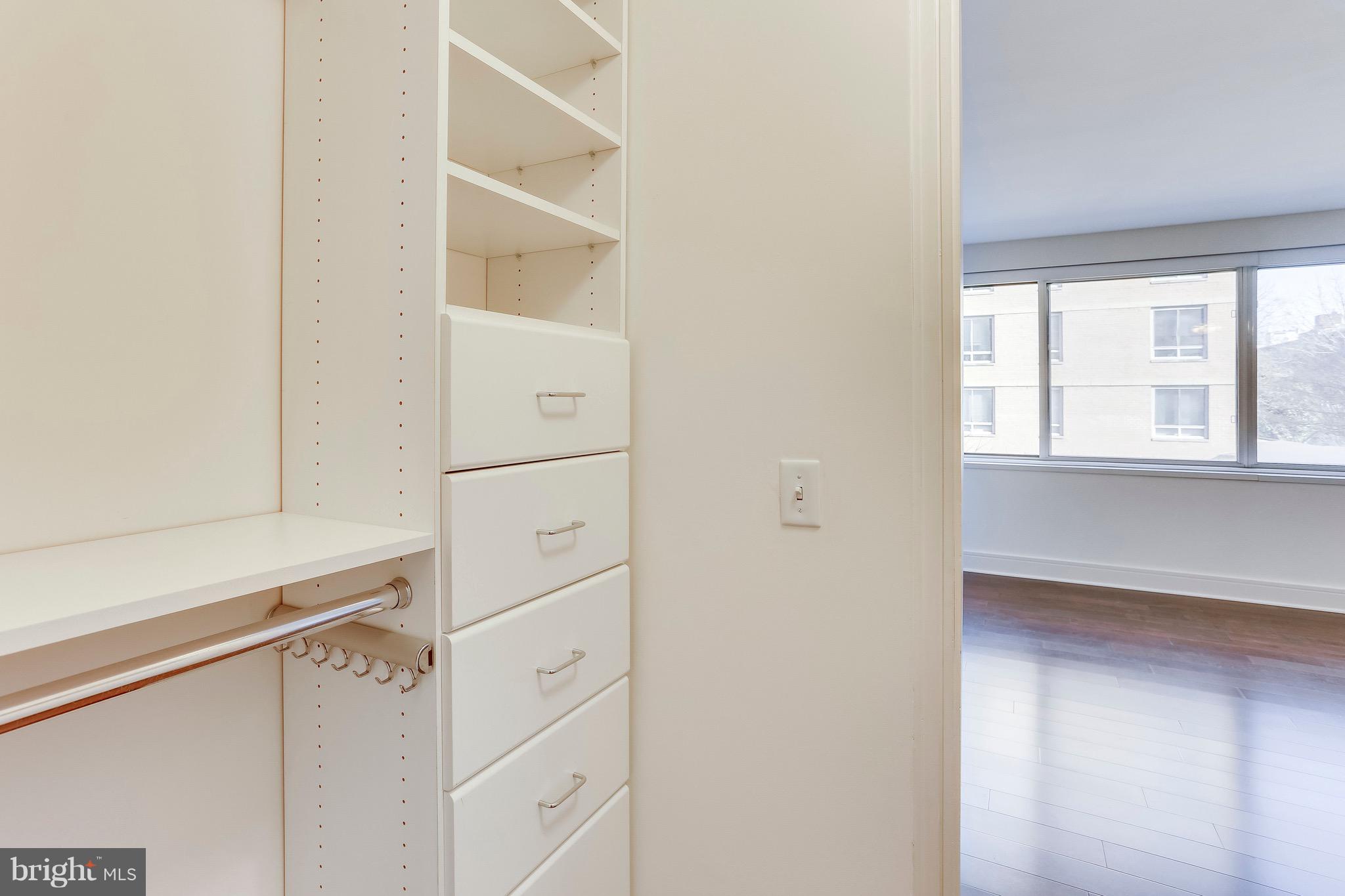 800 4th Street Southwest, Unit N111 Washington, DC 20024 - Photo 31 of 35 a view of an empty walk in closet