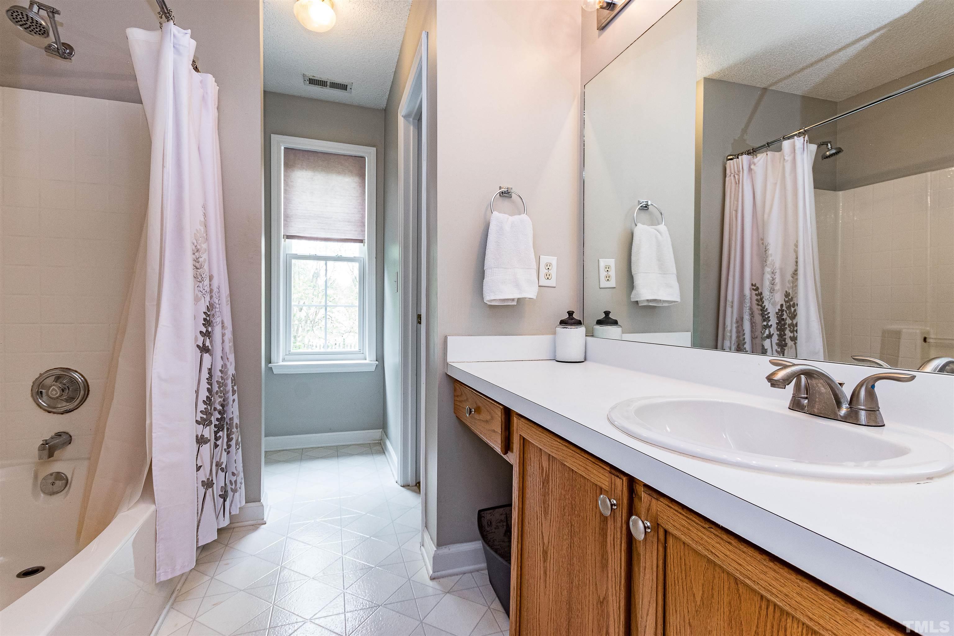 107 Ridge Lake Drive Apex, NC 27539 - Photo 19 of 27 a bathroom with a sink and a mirror