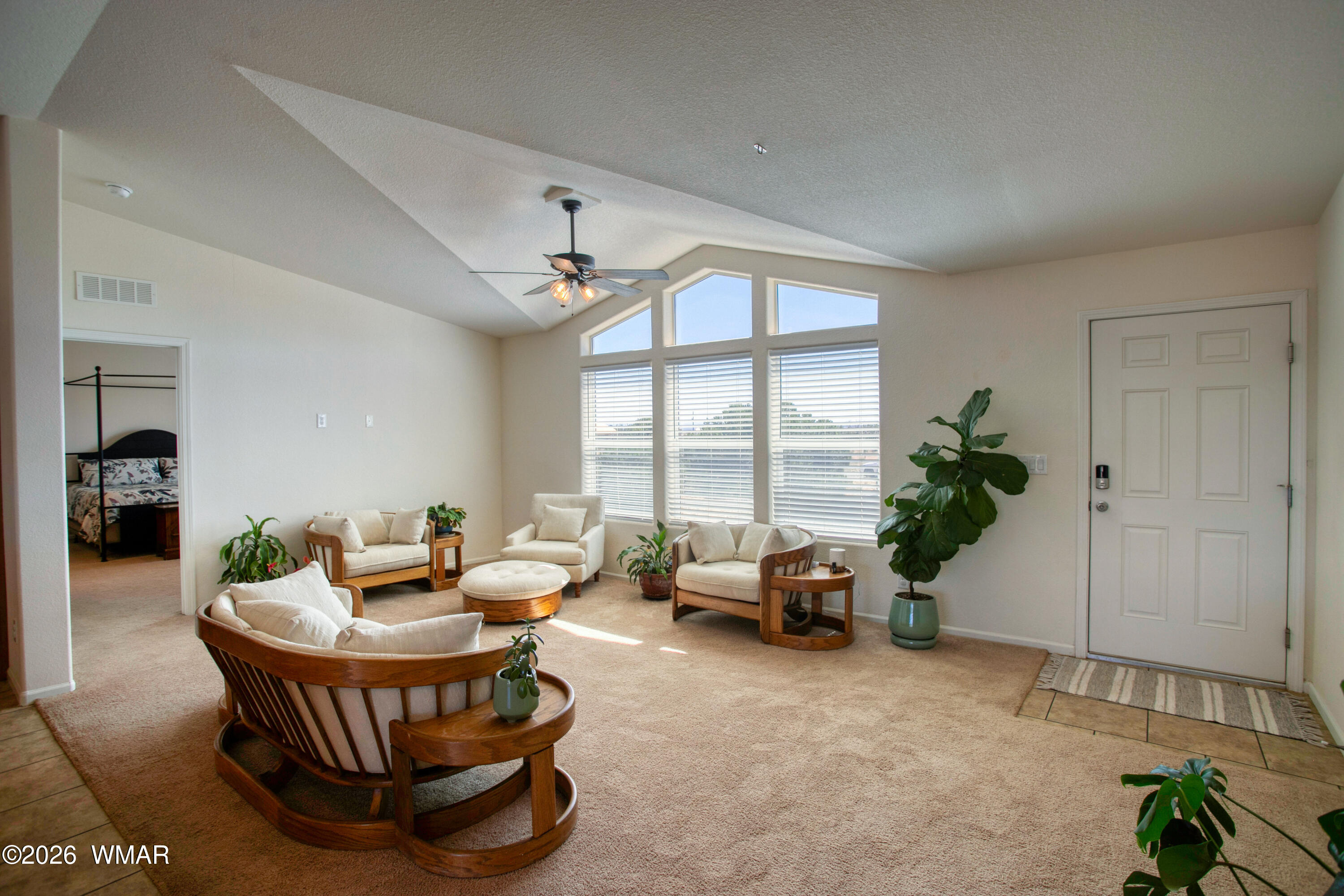 3869 Petersen Road Snowflake, AZ 85937 - Photo 8 of 29 a living room with furniture and a potted plant