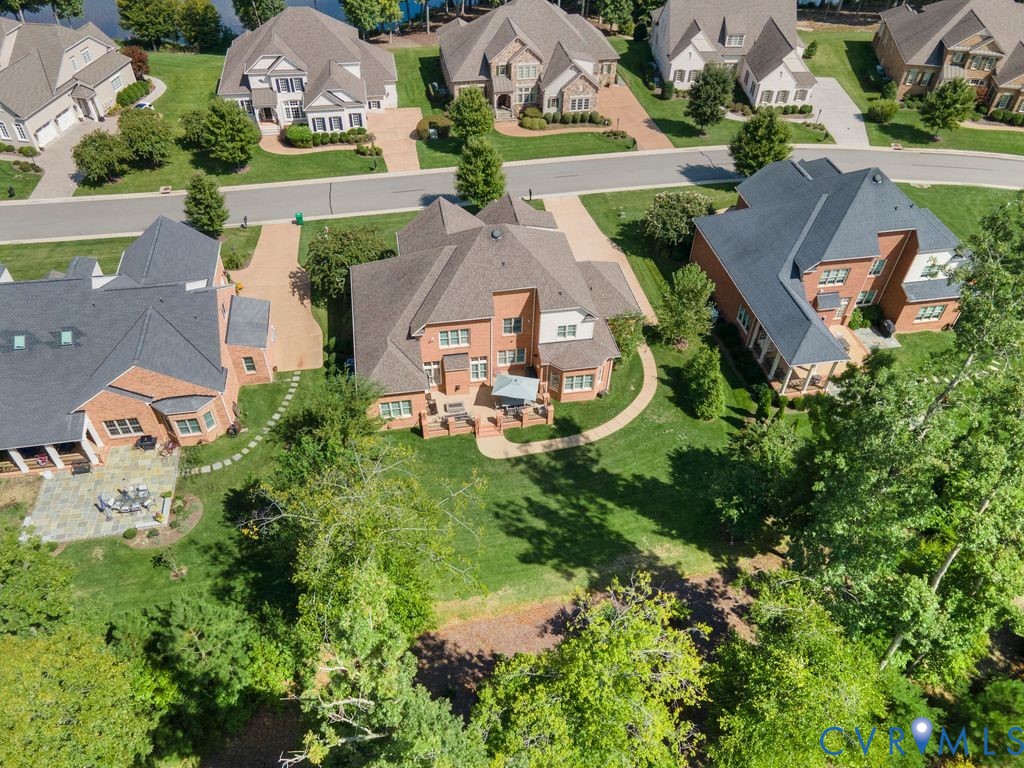 850 Elmslie Lane Manakin-Sabot, VA 23103 - Photo 43 of 48 an aerial view of a house with garden space and street view