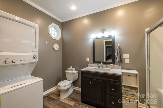 a view of bathroom with a toilet