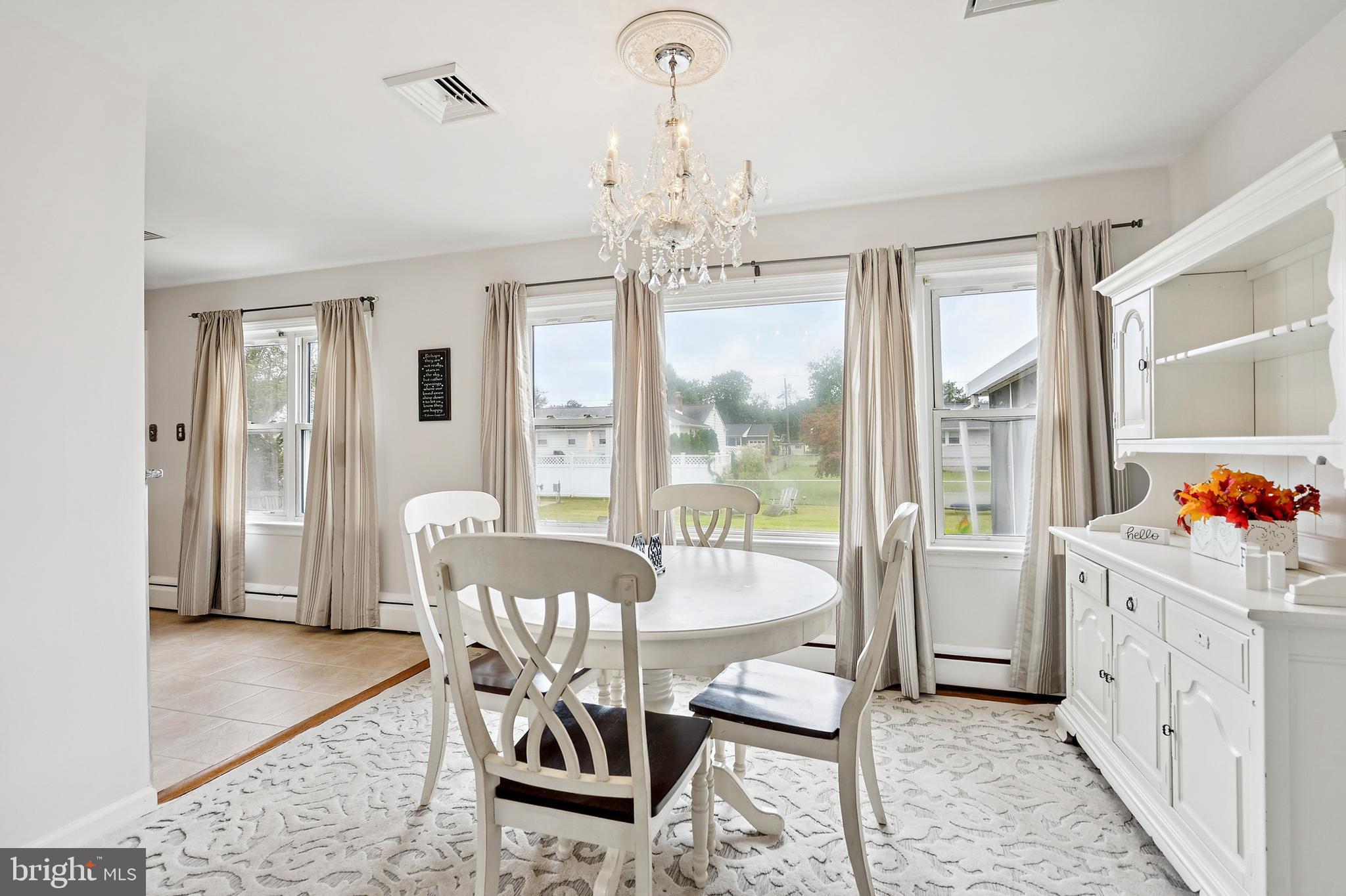 520 Rutgers Avenue Burlington, NJ 08016 - Photo 11 of 29 a view of a dining room with furniture window and outside view