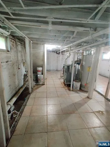 a view of a storage room