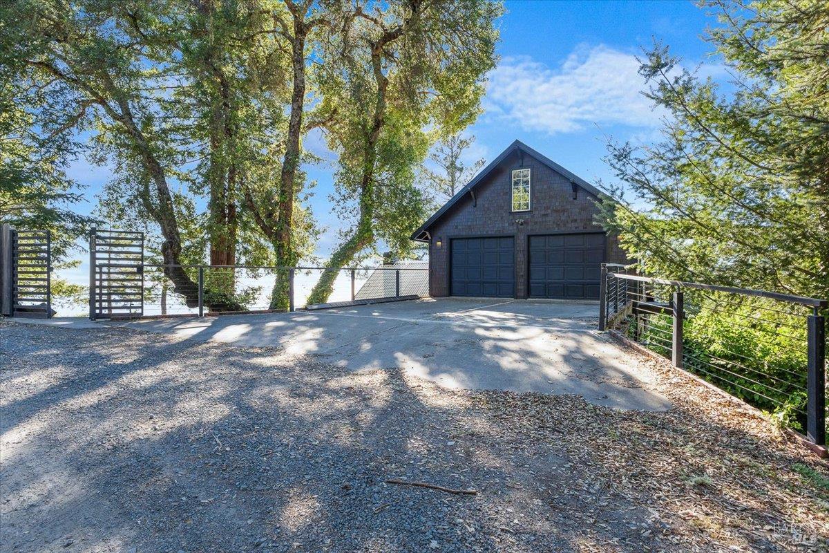 3100 Muniz Ranch Road Jenner, CA 95450 - Photo 2 of 62 Muniz Ranch Road entrance to 2 car grage