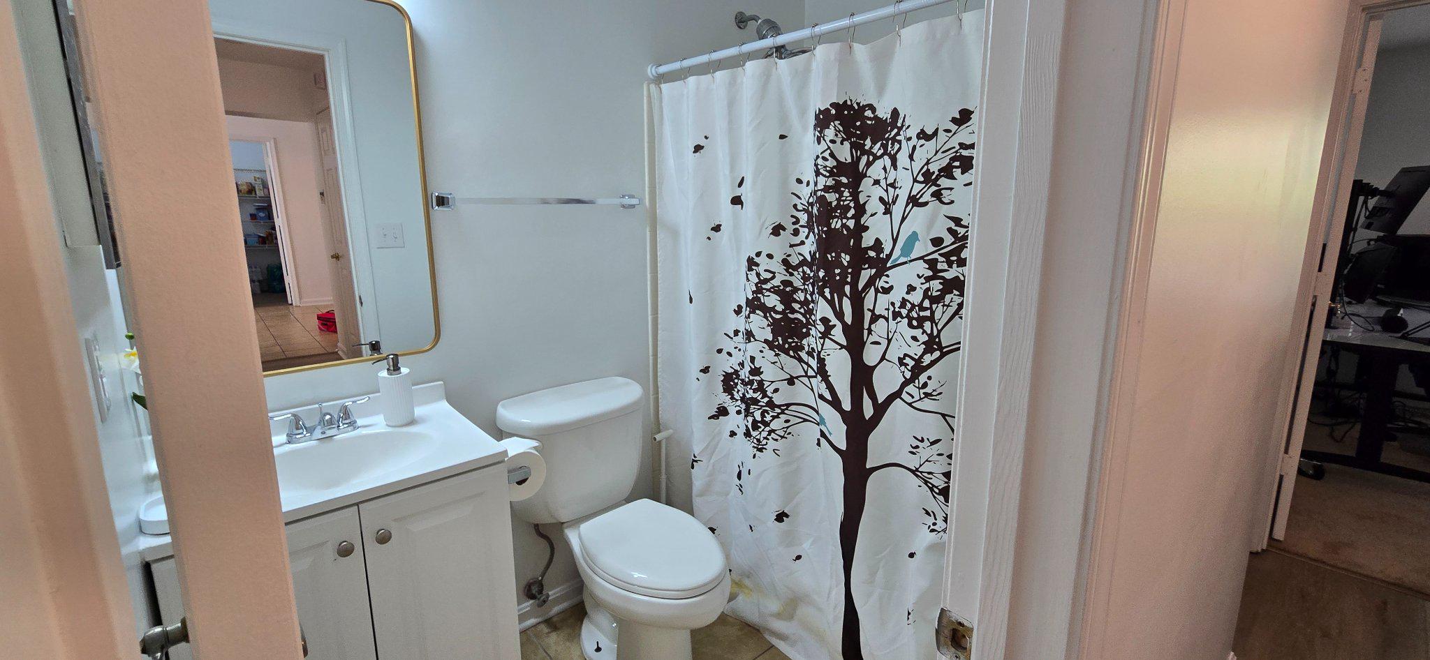 4218 Applegate Lane, Unit 9 Suitland, MD 20746 - Photo 23 of 35 a bathroom with a toilet sink and mirror