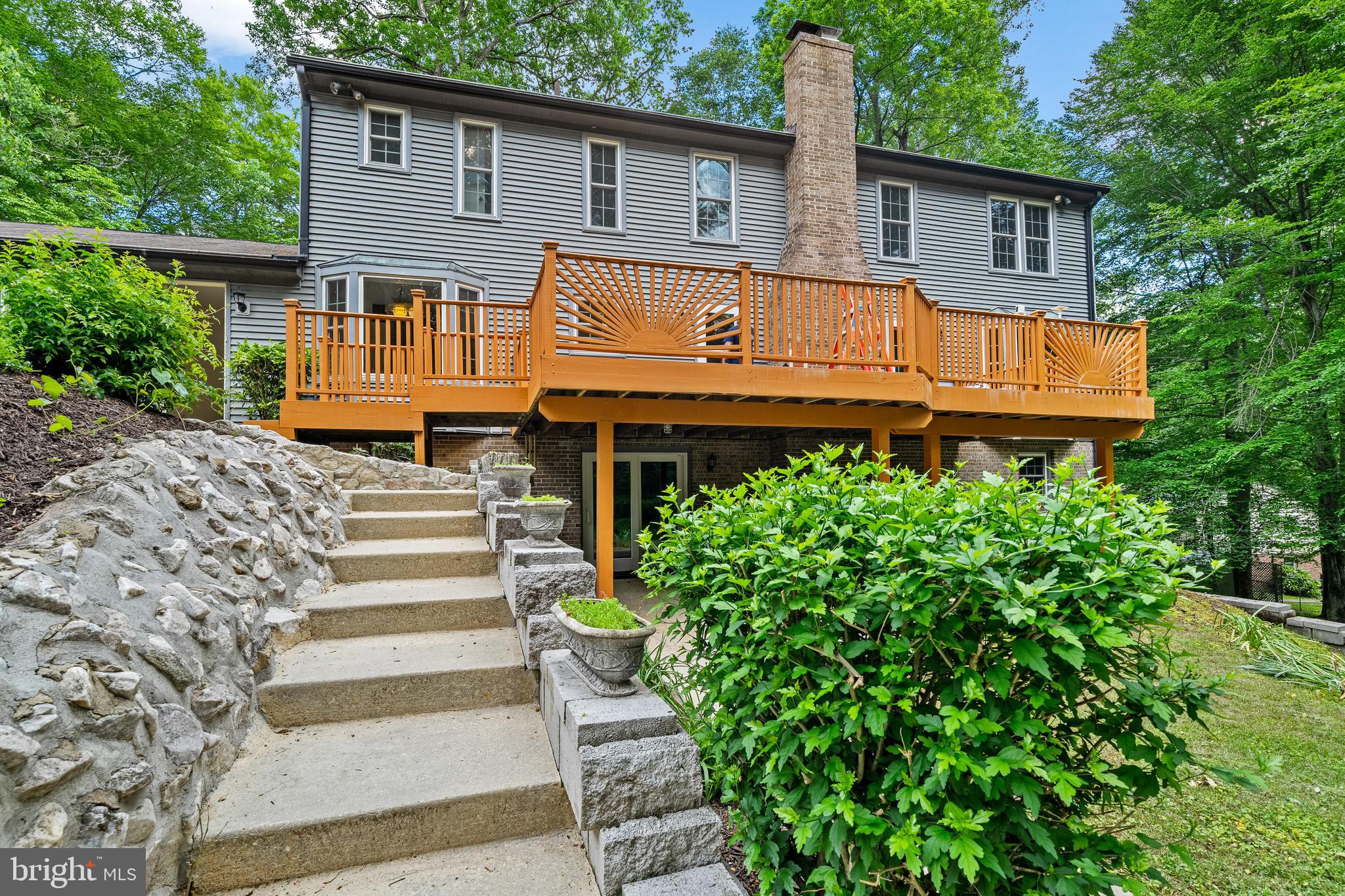 5420 Well Spring Road La Plata, MD 20646 - Photo 54 of 63 Rear View of the Deck
