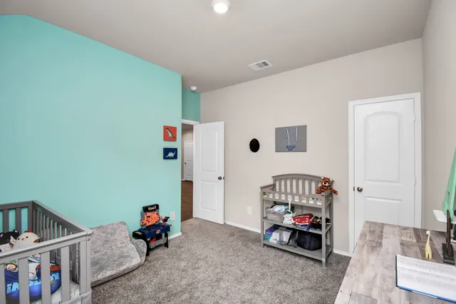 a children room with toys