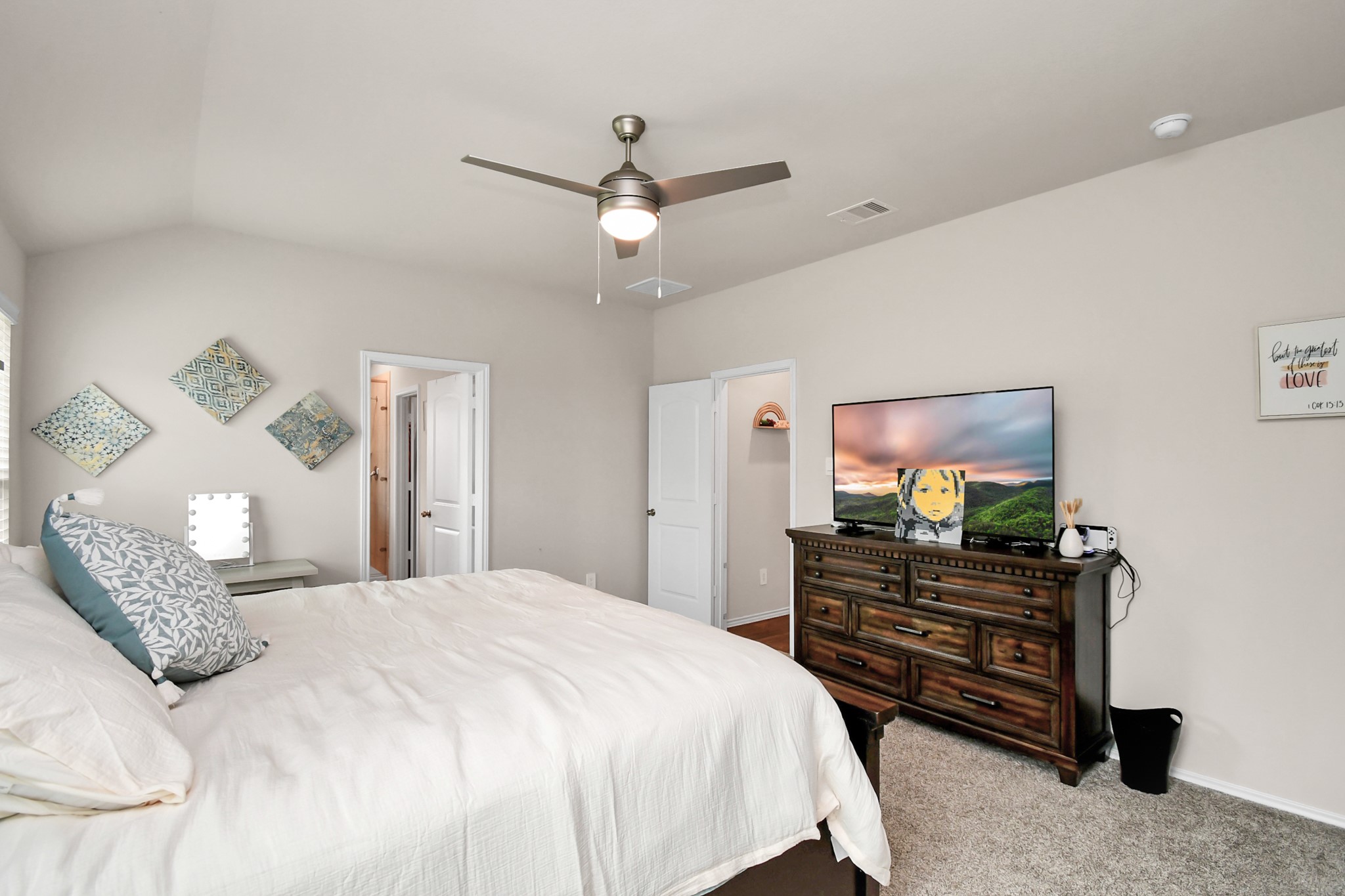 3610 Crimson Embers Lane Conroe, TX 77301 - Photo 28 of 41 a bedroom with a bed and furniture