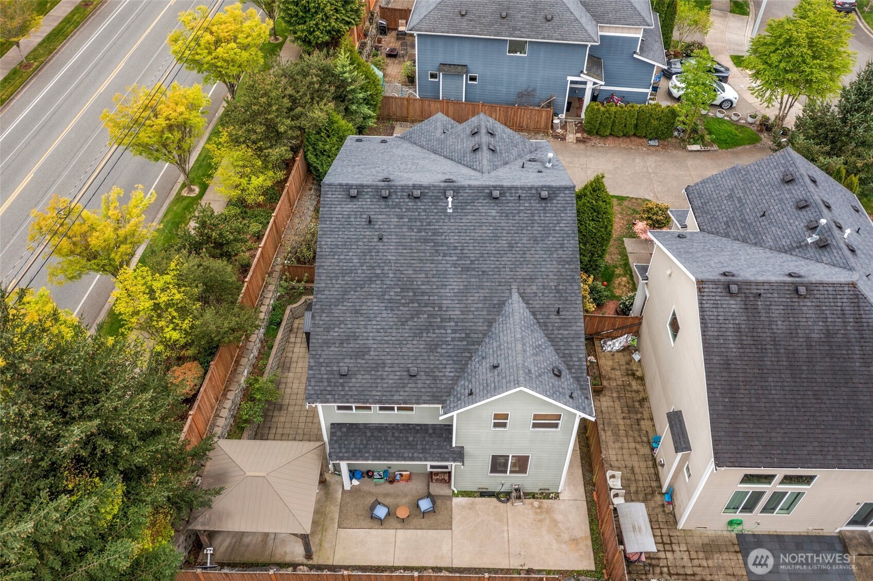 3931 177th Street Southeast Bothell, WA 98012 - Photo 37 of 39 an aerial view of a house with a yard