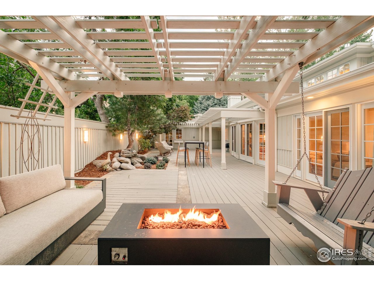 656 Juniper Avenue Boulder, CO 80304 - Photo 41 of 49 a view of a living room and balcony