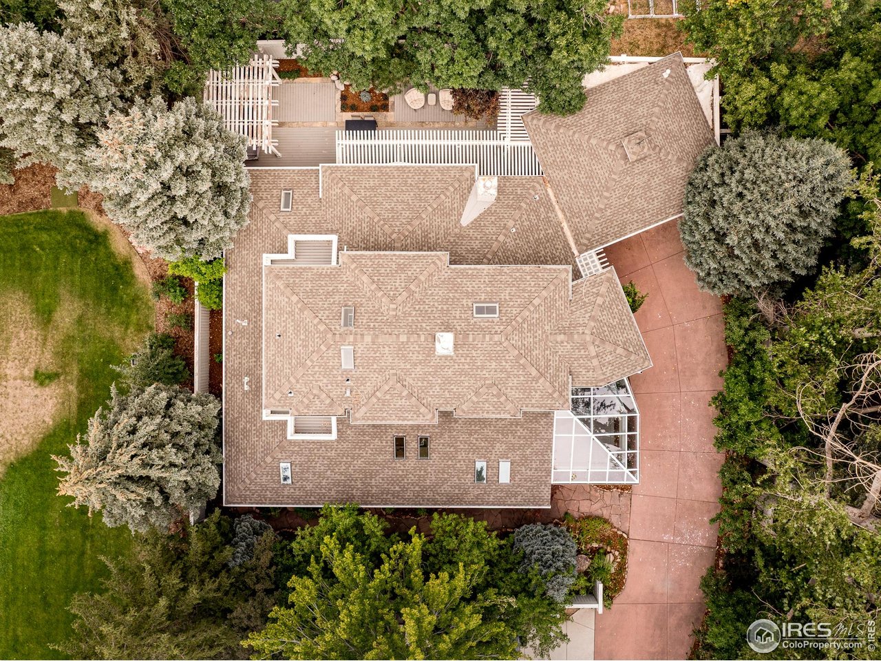 656 Juniper Avenue Boulder, CO 80304 - Photo 47 of 49 an aerial view of a house