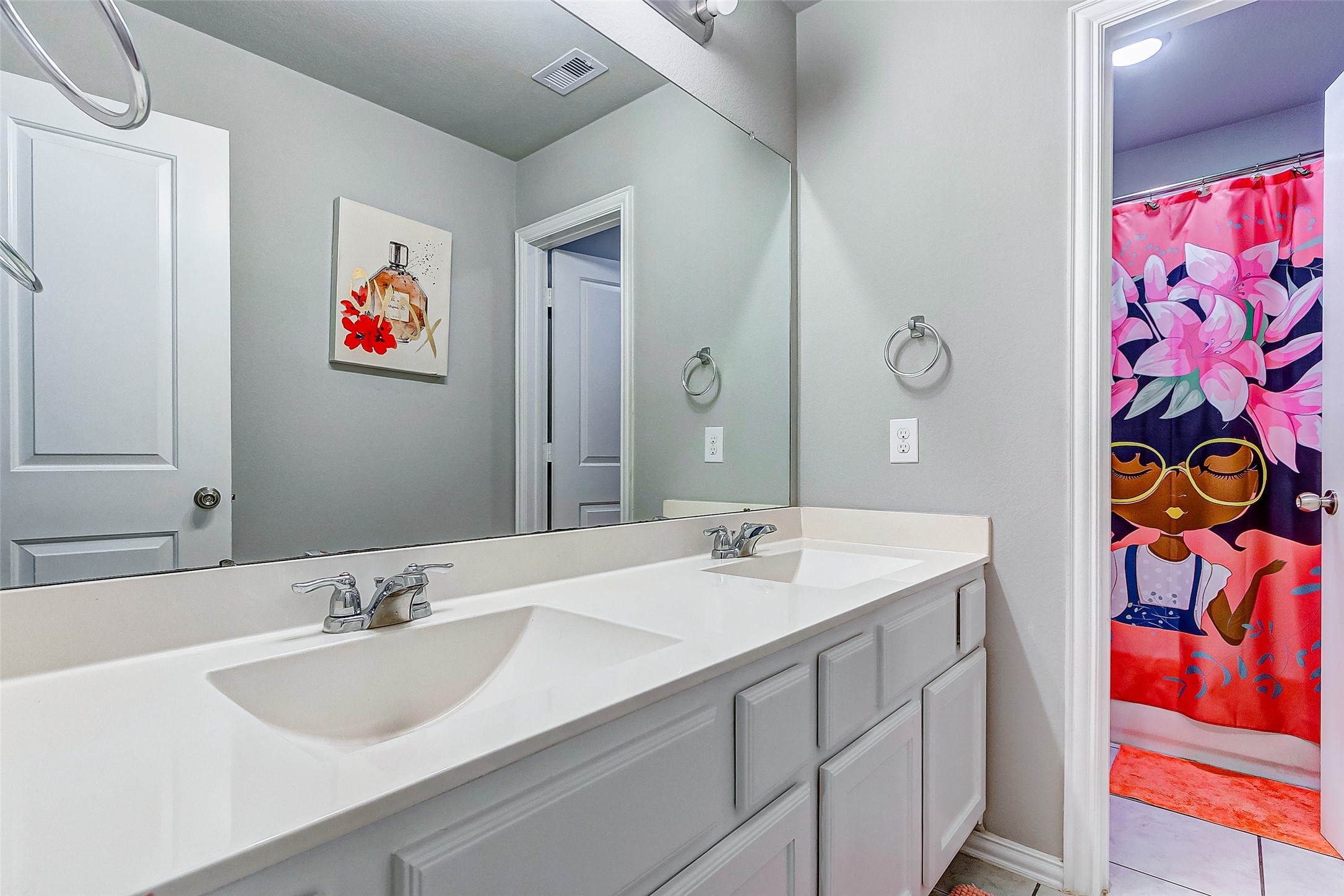 7314 Saddle Tree Drive Spring, TX 77379 - Photo 16 of 21 a bathroom with a sink and a mirror
