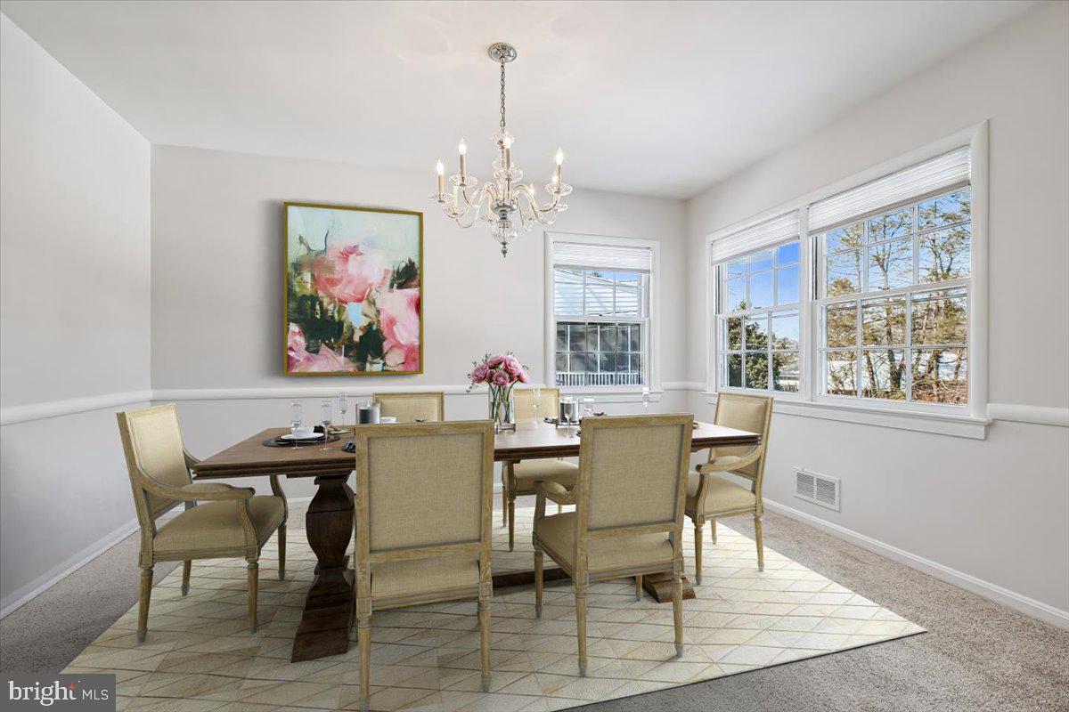 606 Winhall Way Silver Spring, MD 20904 - Photo 26 of 77 virtually staged Dining Room