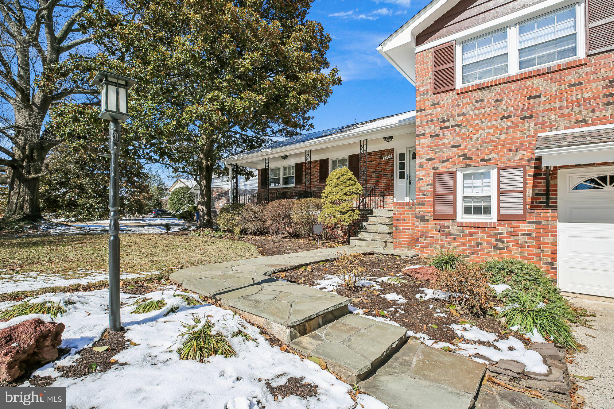 606 Winhall Way Silver Spring, MD 20904 - Photo 4 of 77 Front Elevation, note the Flagstone steps, walkway