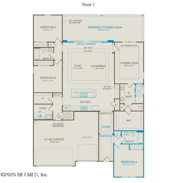 475 Pine Lilly Loop Yulee, FL 32097 - Photo 24 of 24 Mahogany Floorplan
