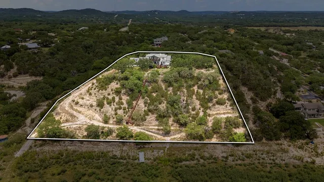 a view of city and mountain