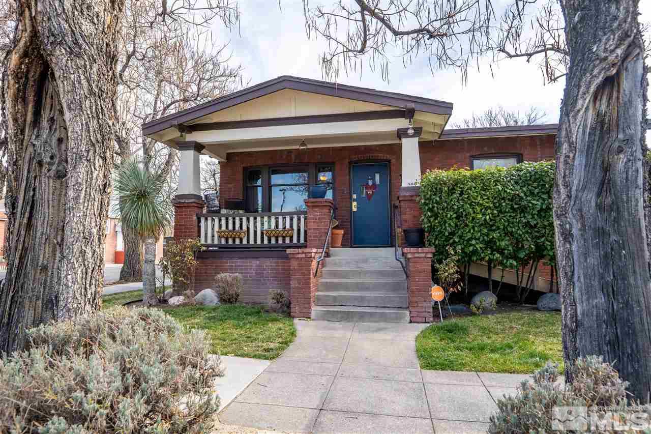 800 South Center Street Reno, NV 89501 - Photo 2 of 23 a front view of a house with a garden