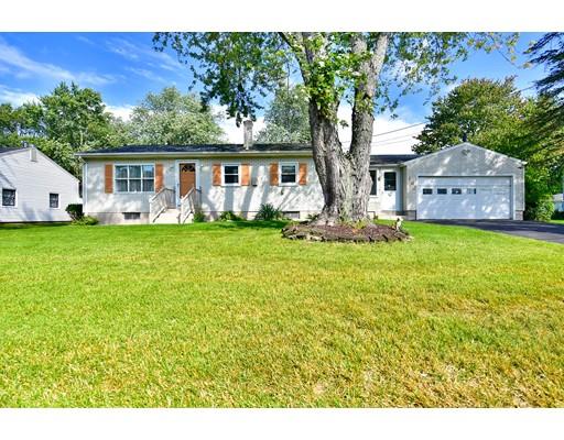 162 Mallowhill Road Springfield, MA 01129 - Photo 34 of 34 a front view of a house with a garden and trees
