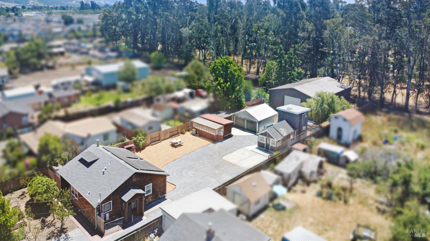 866 Yuba Drive Santa Rosa, CA 95407 - Photo 64 of 73 AERIAL VIEW OF 866 YUBA DRIVE