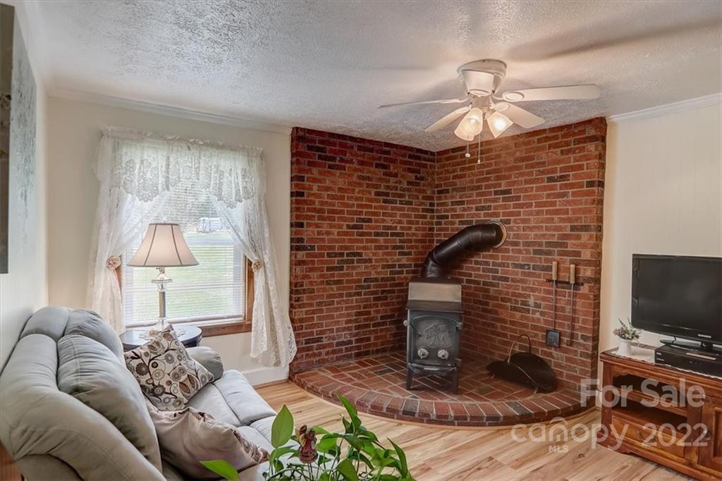 115 Substation Road Canton, NC 28716 - Photo 15 of 41 a living room with furniture and a flat screen tv