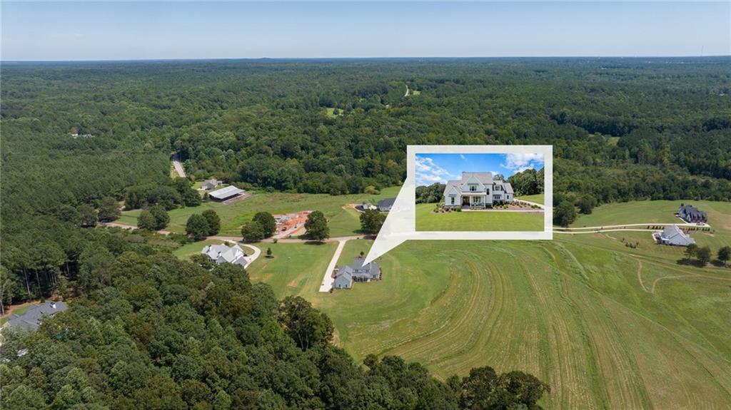 815 North Hampton Way Monroe, GA 30656 - Photo 81 of 89 an aerial view of a house with a yard