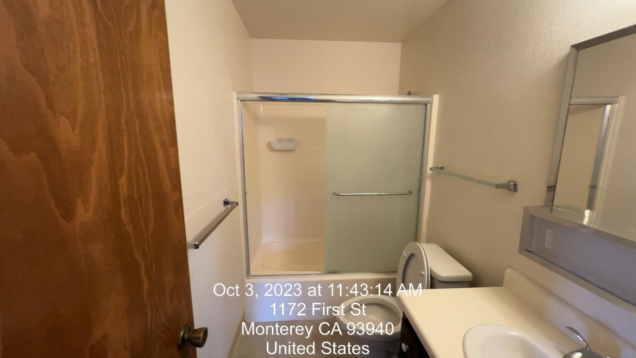 1172 First Street Monterey, CA 93940 - Photo 27 of 31 a bathroom with a sink and toilet