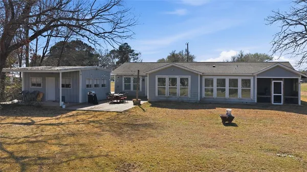 a house view with a outdoor space